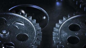 Retro Grunge Industrial Mechanic Clock Gears video