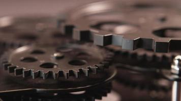 engranajes de reloj mecánico industrial grunge retro video