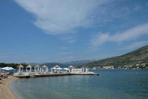 Ambiente de vacaciones relajantes en Dubrovnik, Croacia foto