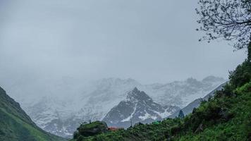 Snow Covered Peaks of Kedar Mountain Range photo