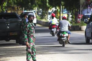 sorong, papua occidental, indonesia, 4 de octubre de 2021. visita de estado del presidente de indonesia, joko widodo.