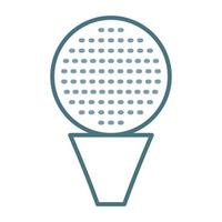 Golf Line Two Color Icon vector