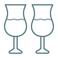 Drinks Line Two Color Icon vector