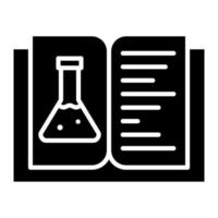 Science Glyph Icon vector