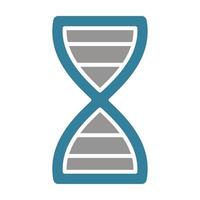DNA Glyph Two Color Icon vector