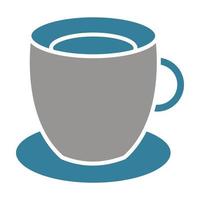 Espresso Glyph Two Color Icon vector