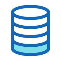 Database Line Style Icon vector