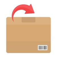 Package Return Concepts vector