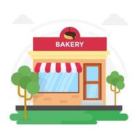 Trendy Bakery Concepts vector