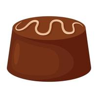 Chocolate Buttercream Candy vector