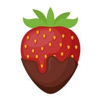 Strawberry Covered Chocolate vector