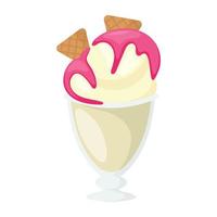 Vanilla Sundae Concepts vector