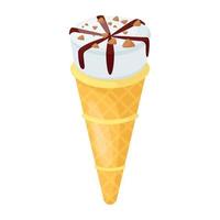 Waffle Cone Concepts vector