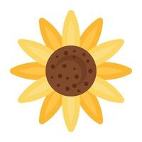 Trendy Sunflower Concepts vector