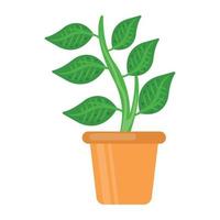 Trendy Plant Concepts vector