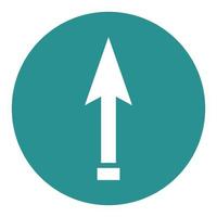 Arrow on white background vector