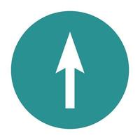 Arrow on white background vector