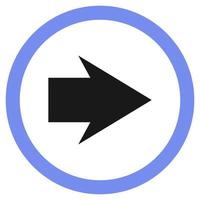 Arrow on white background vector