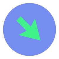 Arrow on white background vector