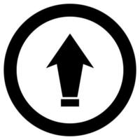 Arrow on white background vector