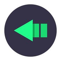 Arrow on white background vector
