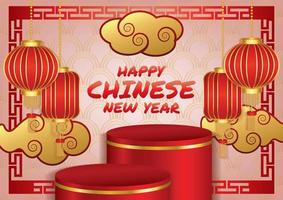 chinese new year art vector