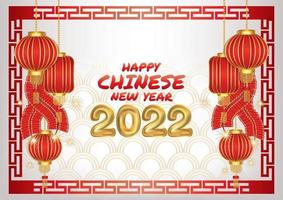 vector oriental de arte de año nuevo chino