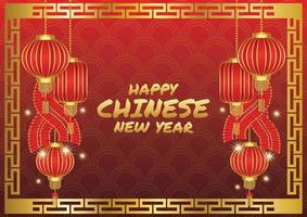 chinese new year art vector oriental design