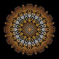 Luxury mandala background design with golden arabesque pattern vector