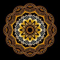 Luxury golden mandala vector