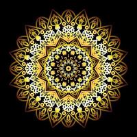 Luxury golden mandala vector