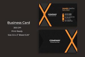 Modern abstract clean and simple business card template, Horizontal name card, Stylish stationery design and visiting card, Creative and professional business card design template Pro download vector