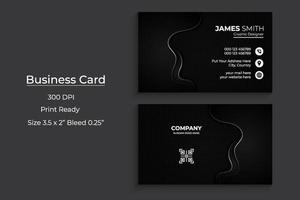 Modern abstract clean and simple business card template, Horizontal name card, Stylish stationery design and visiting card, Creative and professional business card design template Pro download vector