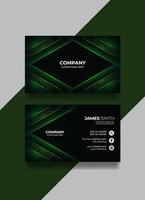 Modern abstract clean and simple business card template, Horizontal name card, Stylish stationery design and visiting card, Creative and professional business card design template Free download vector