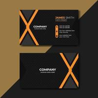 Modern abstract clean and simple business card template, Horizontal name card, Stylish stationery design and visiting card, Creative and professional business card design template Pro download vector