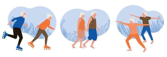 Old People Composition vector