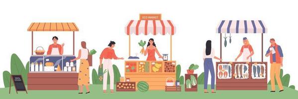 Eco Market Illustration vector