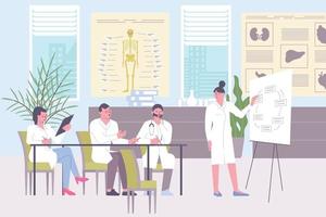 Meeting Of Doctors Composition vector