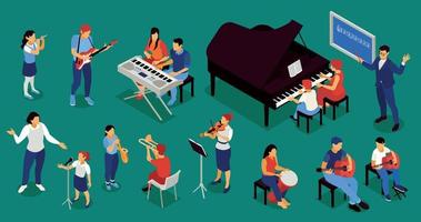 Musician Education Set vector