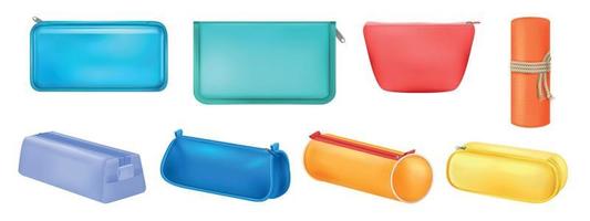 Pencil Case Set vector