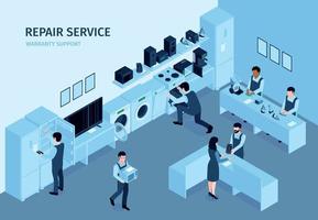 Repair Service Background vector