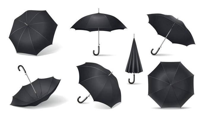 Black Umbrella Vector Art, Icons, and Graphics for Free Download