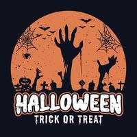 Halloween trick or treat vector