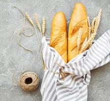 French baguette bread photo