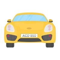 Trendy Taxicab  Concepts vector