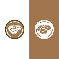 coffee bean icon vector