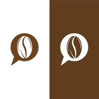 coffee bean icon vector