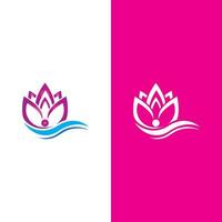 Beauty Vector lotus flowers design