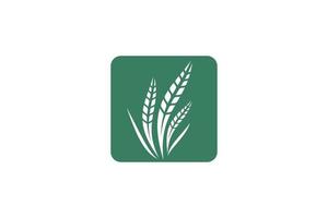 Wheat logo template design vector, icon illustration vector