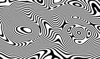 Abstract wave liquified curved lines in vector illustration